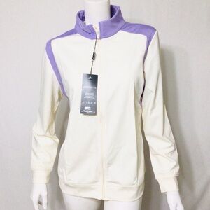 Head Women's Cream and Purple Golf Jacket